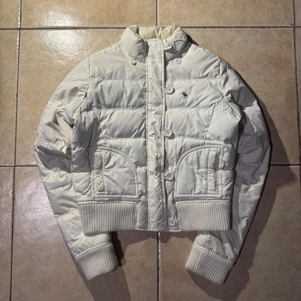 Vintage y2k abercrombie fitch puffer jakcet Size M in Womens